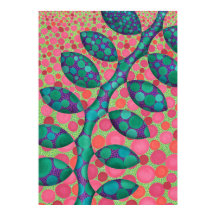 Spotted Vine Abstract Art Print