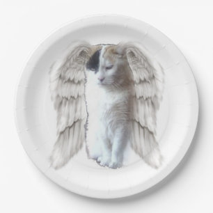 Spotty Angel Large Paper Plate