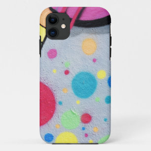 spotty graffiti iPhone 11 case