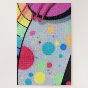 spotty graffiti jigsaw puzzle