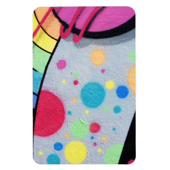 spotty graffiti magnet (Vertical)