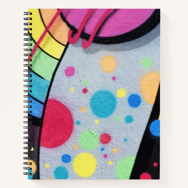 spotty graffiti notebook (Front)