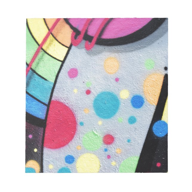 spotty graffiti notepad (Front)