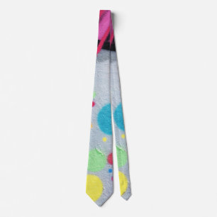 spotty graffiti tie