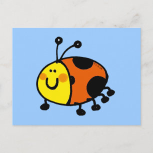 Spotty ladybug postcard