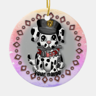 Spotty Police Dog ornament