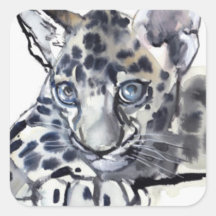 Spotty Square Sticker