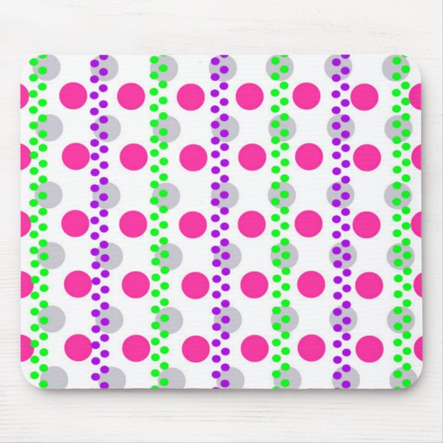 Spotty Stripe 2014 Mouse Mat (Front)
