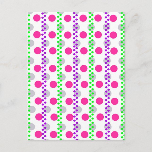 Spotty Stripe 2014 Postcard (Front)