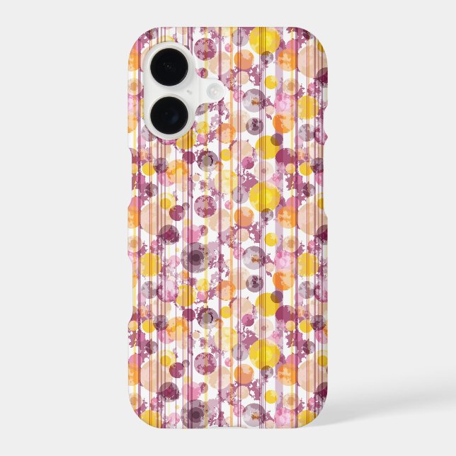 Spotty Striped White Pattern (Back)