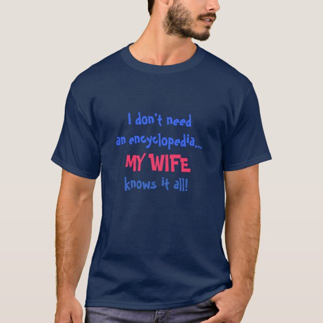 Spousal Encyclopaedia T-Shirt (Front)
