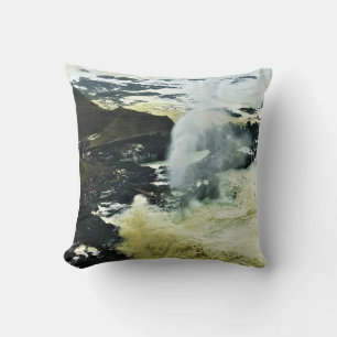 Spouting Horn, Cape Perpetua, Oregon Coast Cushion