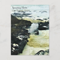 Spouting Horn, Cape Perpetua, Oregon Coast Postcar