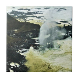 Spouting Horn, Cape Perpetua, Oregon Coast Tile