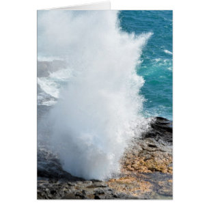 Spouting Horn in Kauai, Hawaii