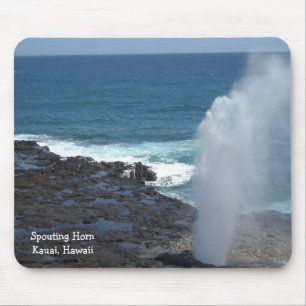 Spouting Horn in Kauai, Hawaii Mouse Mat