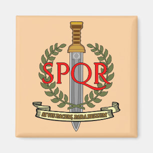 SPQR Gladius - Senatus Populusque Romanus Magnet