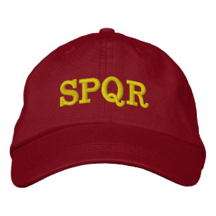 "SPQR" HAT