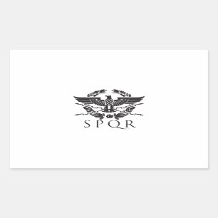 spqr hemblem.ai rectangular sticker