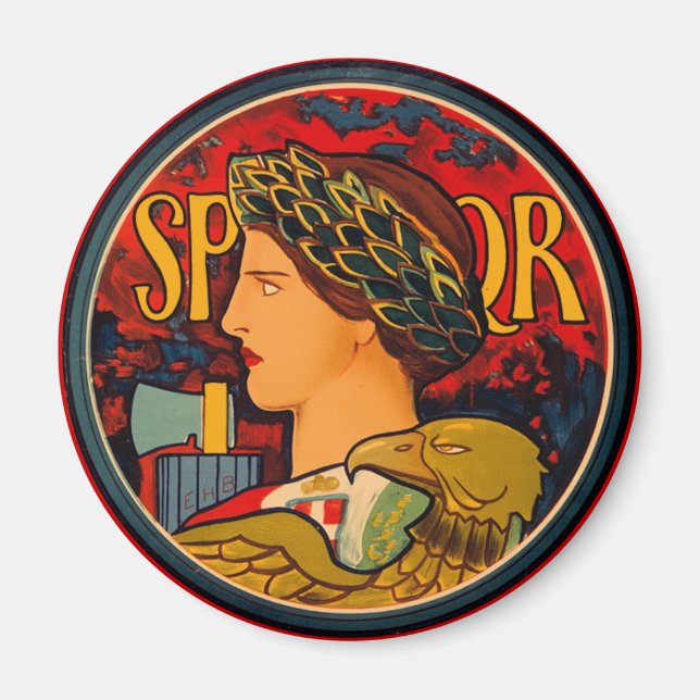 SPQR Italian Emblem Magnet (Front)