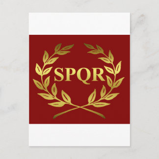 SPQR POSTCARD