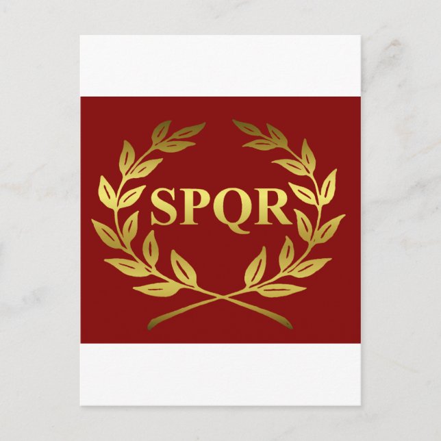 SPQR POSTCARD (Front)