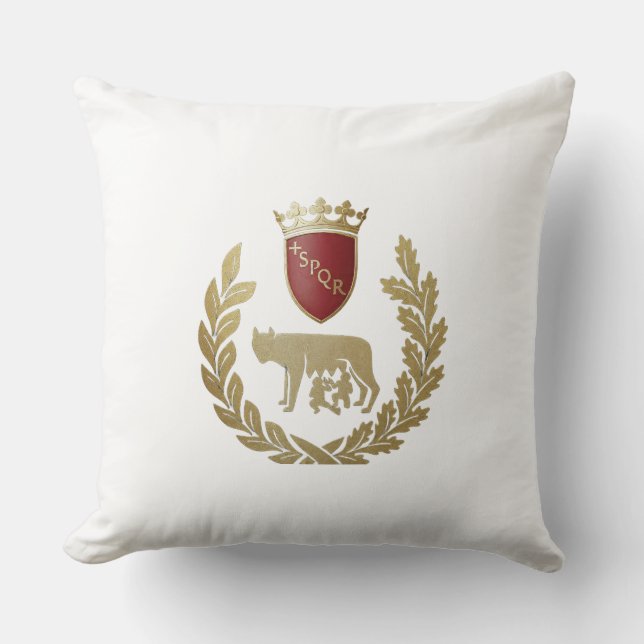 +SPQR Pulvinus Pro Roma  Cushion (Front)