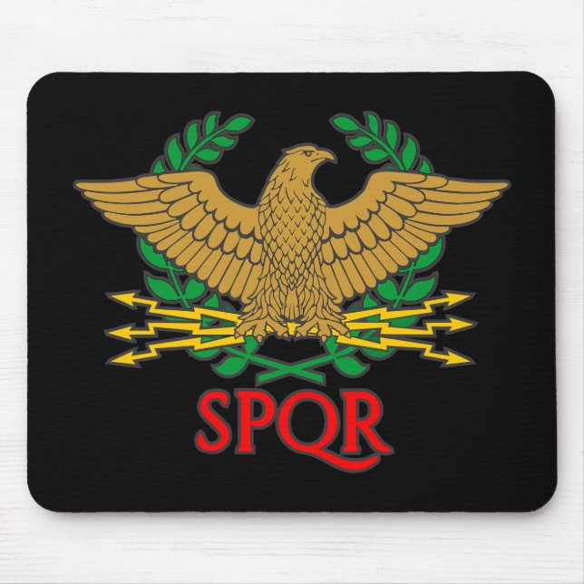 SPQR - Senatus Populusque Romanus Mouse Mat (Front)