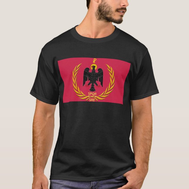 ☧+SPQR+SRE+ Camisia T-Shirt (Front)