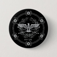 SPQR The Roman Empire Emblem Button.