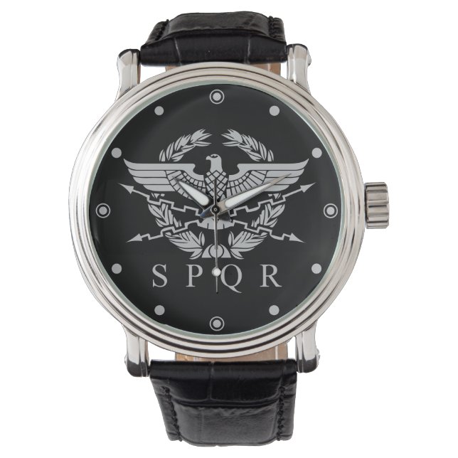 SPQR The Roman Empire Emblem Watch (Front)