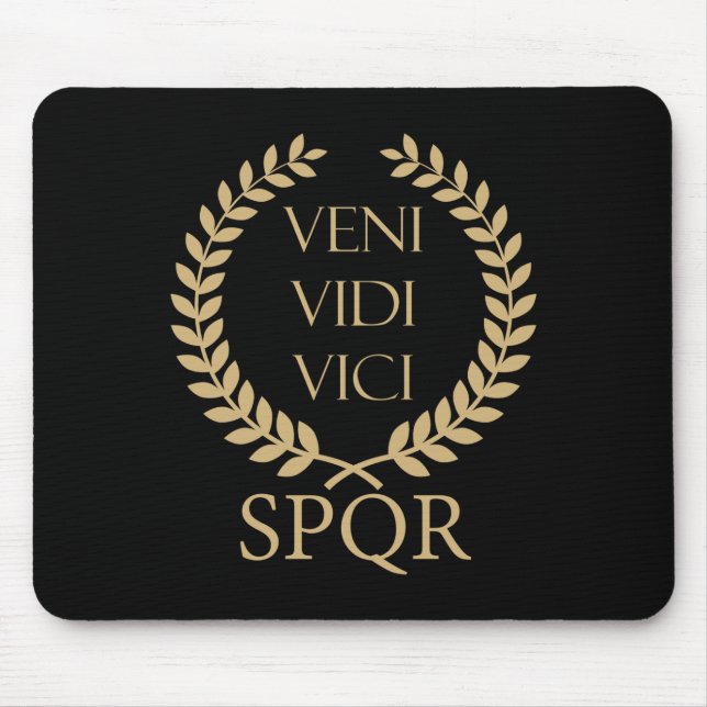 SPQR: Veni, Vidi, Vici Mouse Mat (Front)