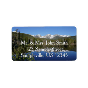 Sprague Lake I at Rocky Mountain National Park Label