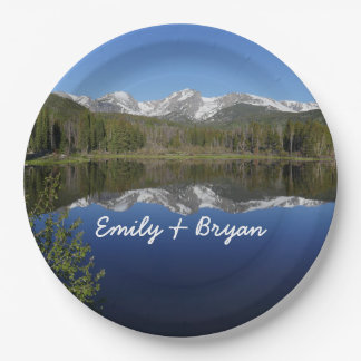 Sprague Lake I at Rocky Mountain National Park Paper Plate