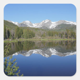 Sprague Lake I at Rocky Mountain National Park Square Sticker