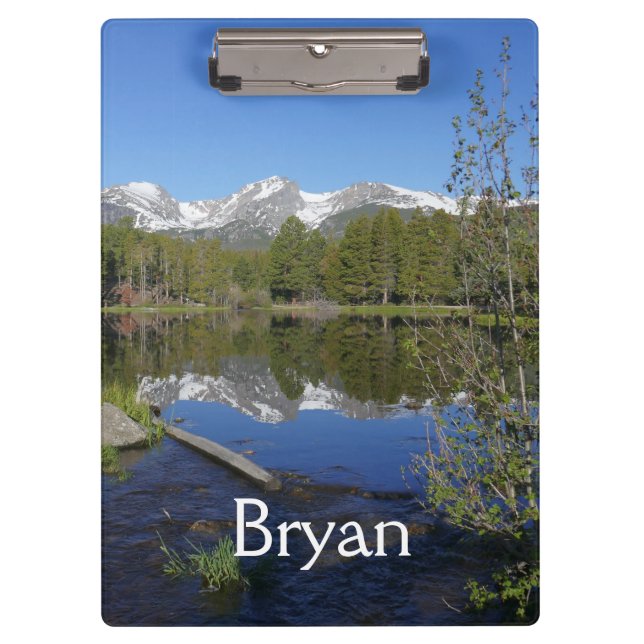 Sprague Lake II at Rocky Mountain National Park Clipboard (Front)