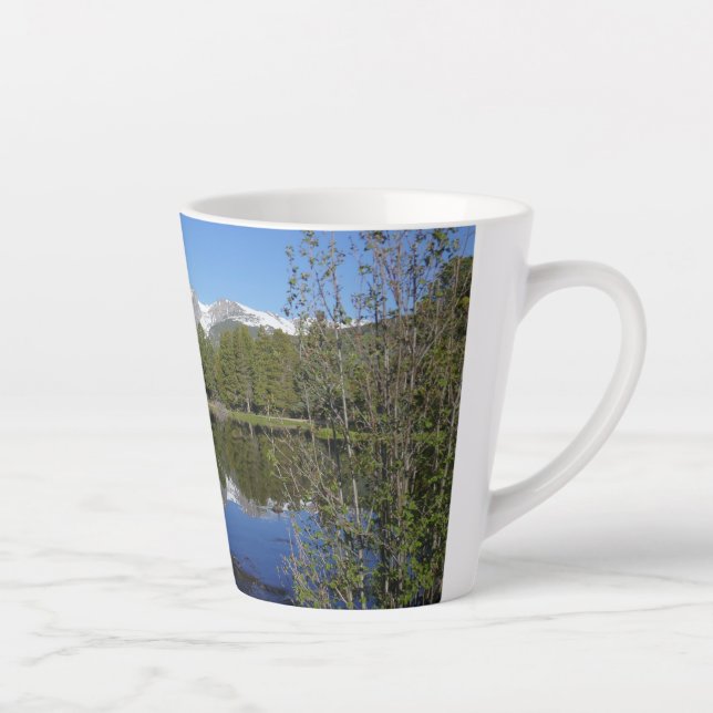 Sprague Lake II at Rocky Mountain National Park Latte Mug (Right)
