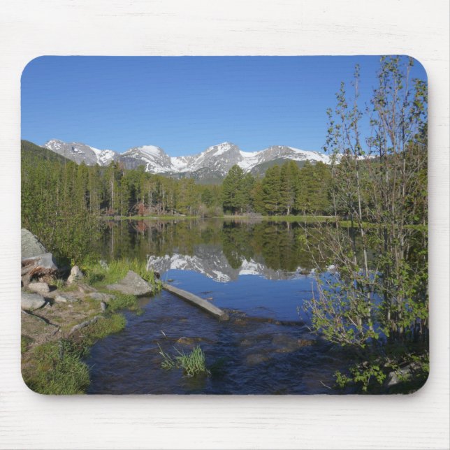 Sprague Lake II at Rocky Mountain National Park Mouse Mat (Front)