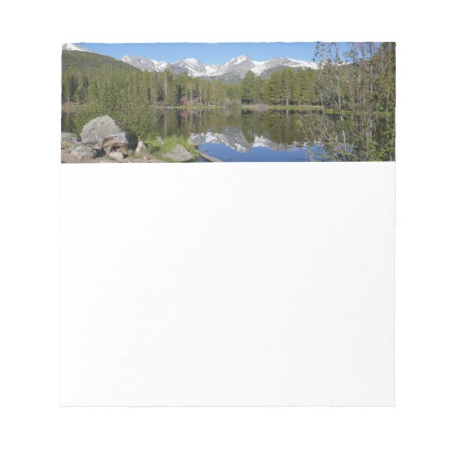 Sprague Lake II at Rocky Mountain National Park Notepad (Front)