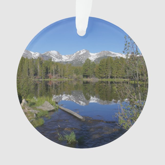 Sprague Lake II at Rocky Mountain National Park Ornament (Front)