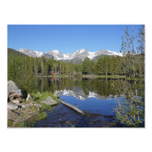 Sprague Lake II at Rocky Mountain National Park Photo Print (Front)