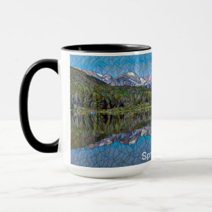 Sprague Lake in Rocky Mountain National Park Mug