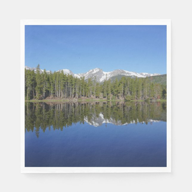 Sprague Lake Reflection Napkin (Front)