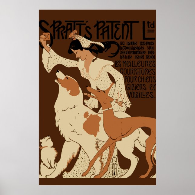 Spratt's Patent Dog Biscuits Poster (Front)