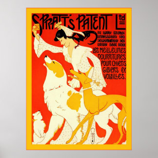 Spratt's Patent Ltd ~ Vintage French Advertising Poster