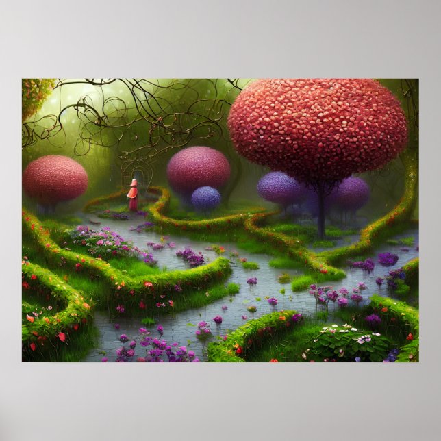 Sprawling Garden Poster (Front)