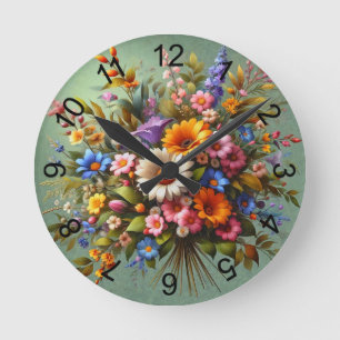 Spray 2 round clock