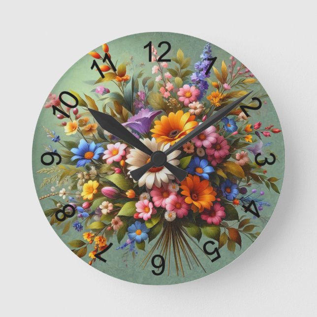 Spray 2 round clock (Front)