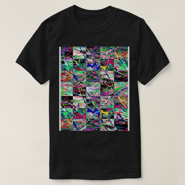 spray art cool pattern art T-Shirt (Design Front)