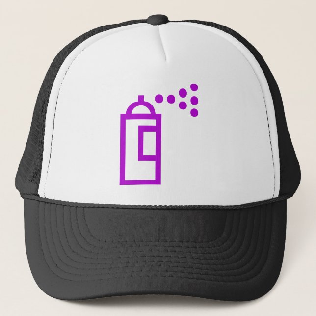Spray Can Icon Trucker Hat (Front)